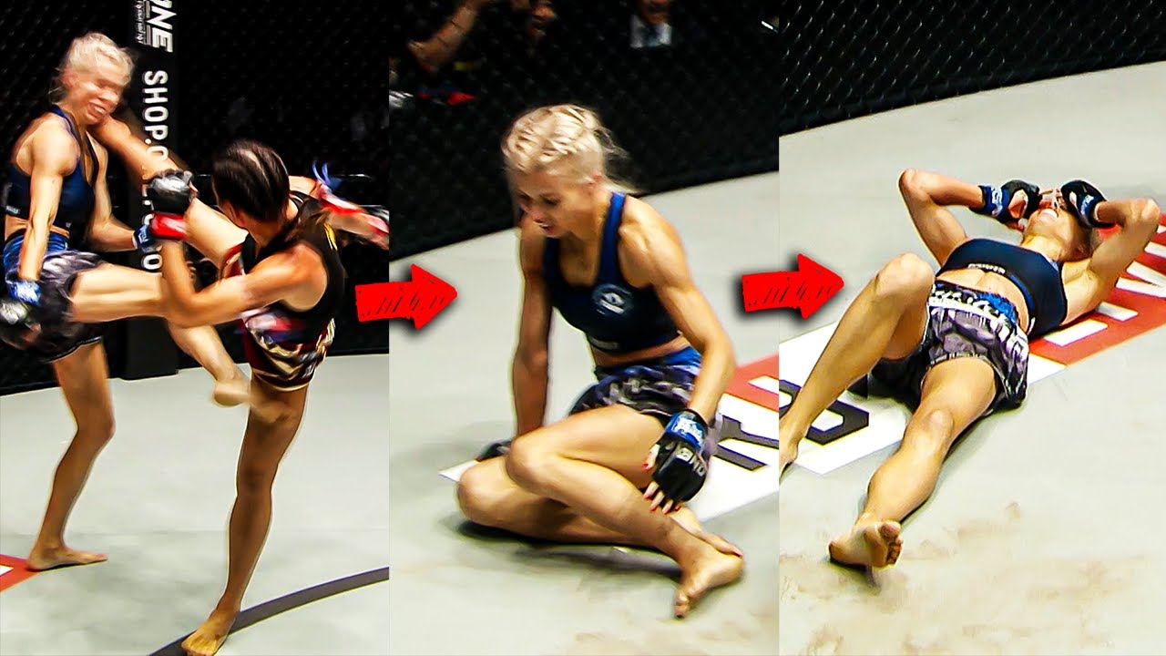 delayed head kick ko janet todd vs ekaterina vandaryeva full fight