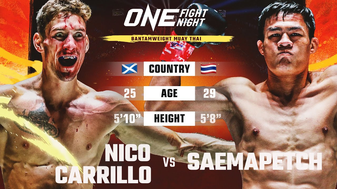 Muay Thai Collision  Nico Carrillo vs. Saemapetch | Full Fight