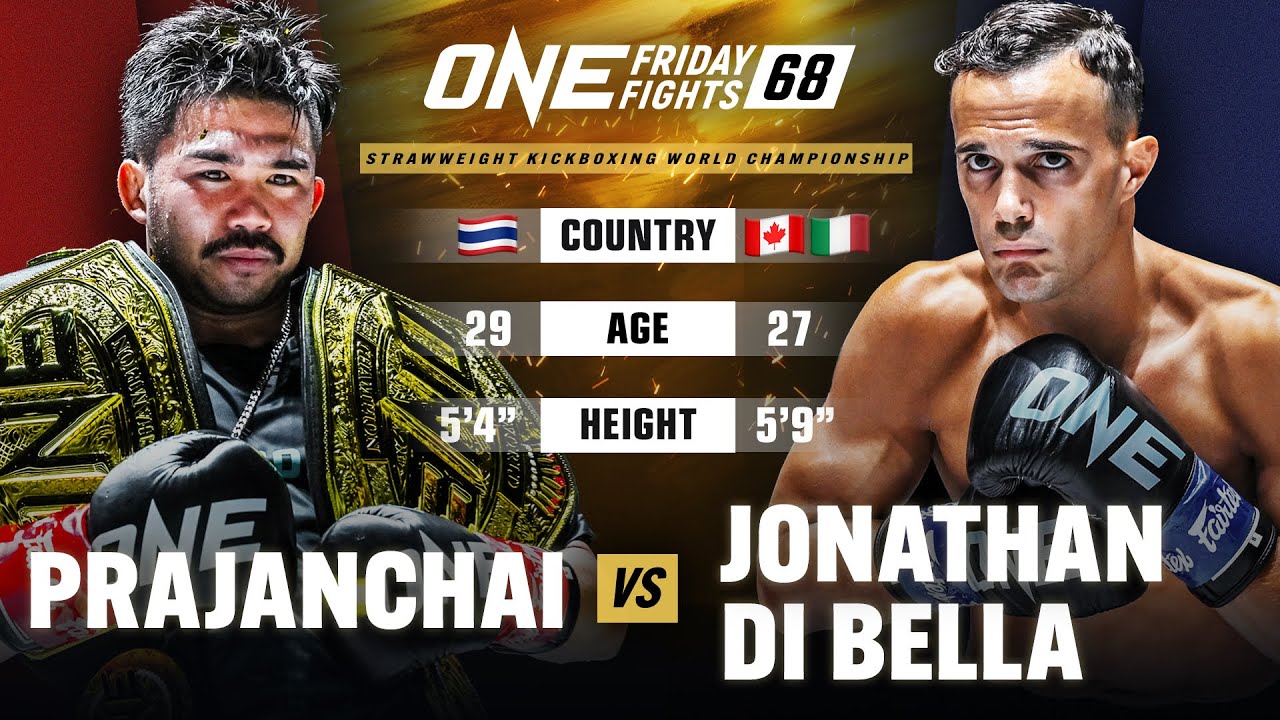 Prajanchai vs Jonathan Di Bella | Kickboxing Full Fight