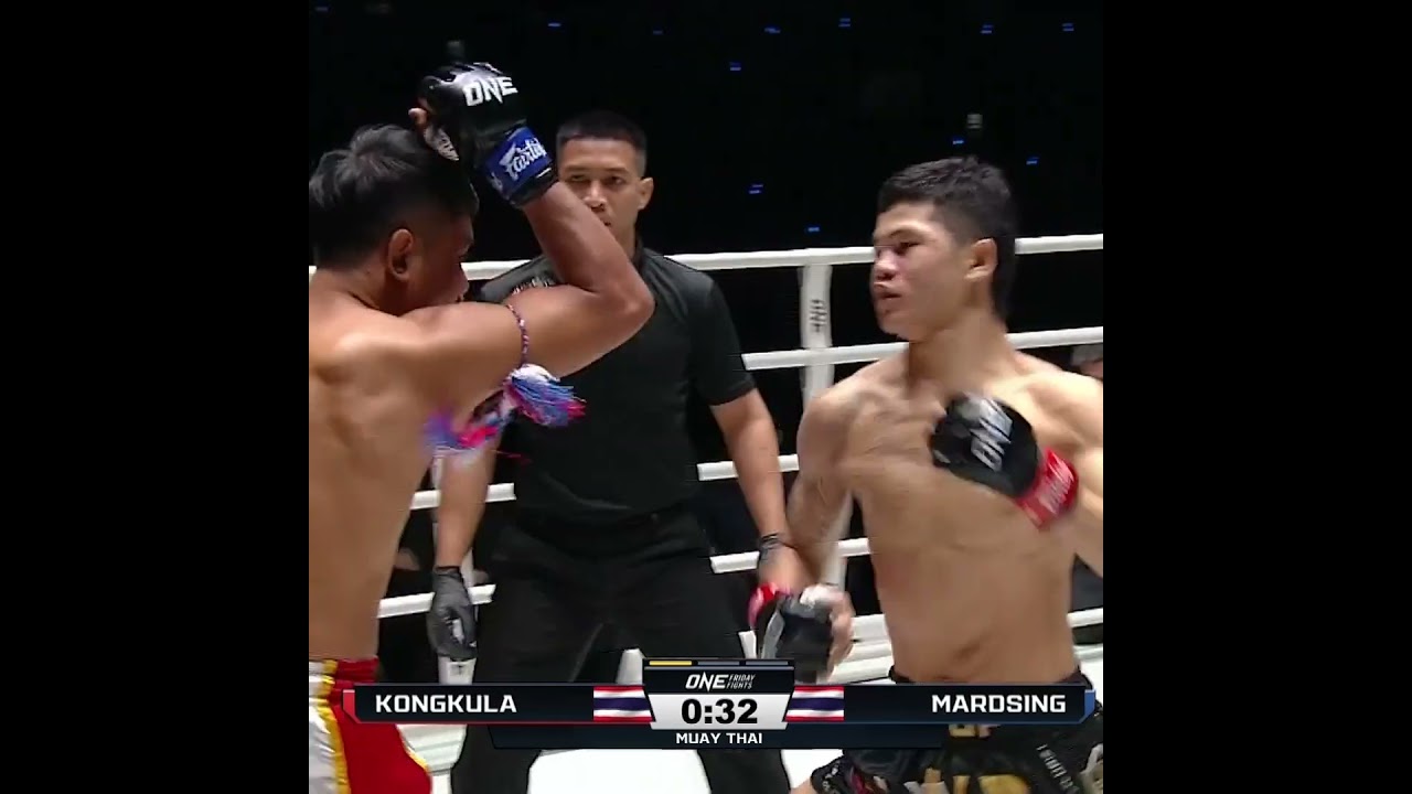 WHAT A DEBUT  17 year old Kongkula scores a first round KO! #ONEFridayFights62