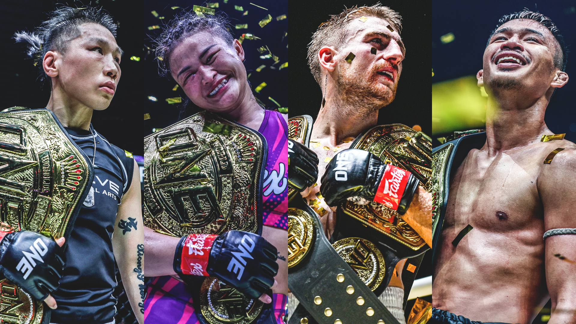 Xiong Jing Nan Stamp Fairtex Jonathan Haggerty Superlek Kiatmoo9 for ONE 168: Denver